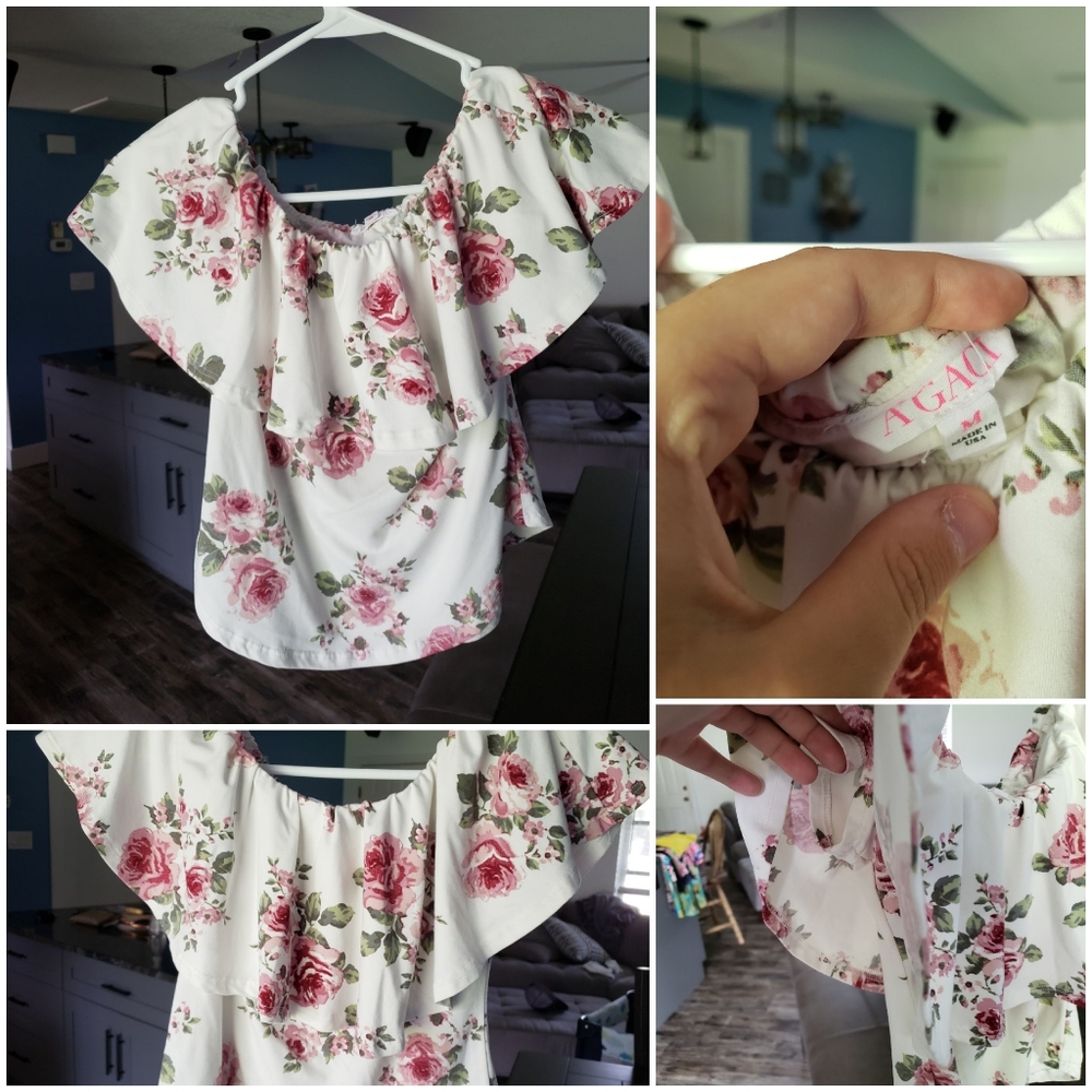 Off the shoulder floral